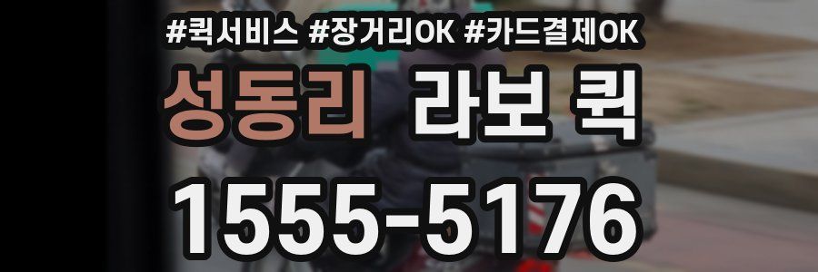 성동리 라보 퀵