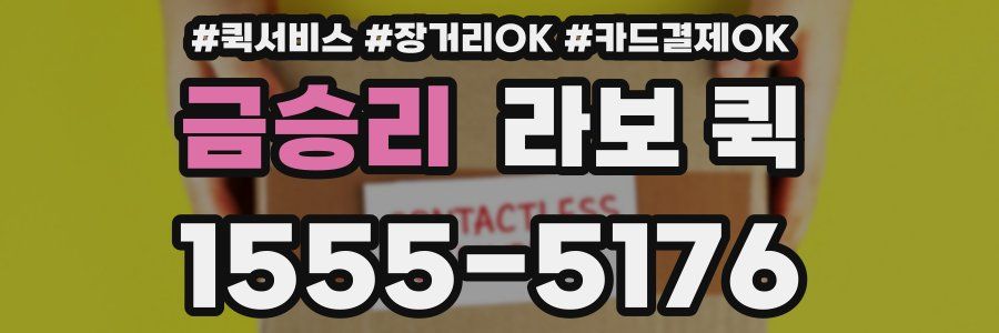 금승리 라보 퀵