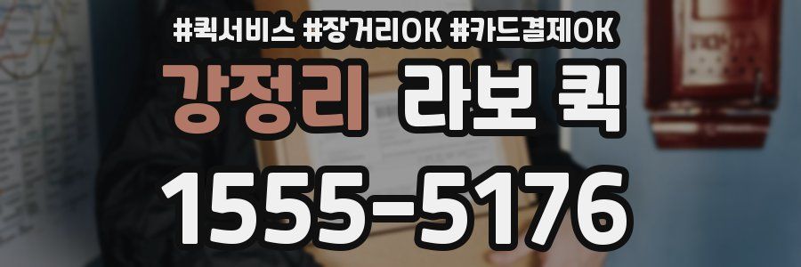 강정리 라보 퀵