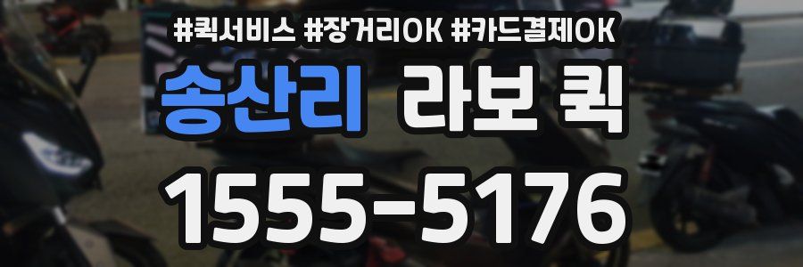 송산리 라보 퀵