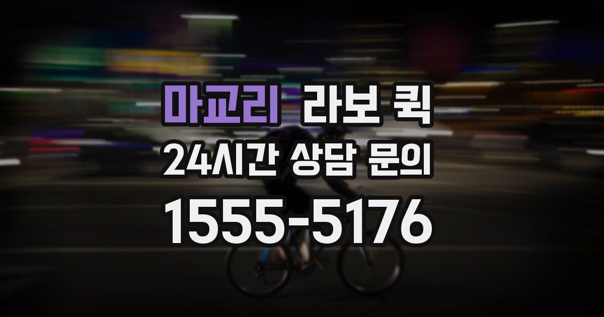 마교리 라보 퀵