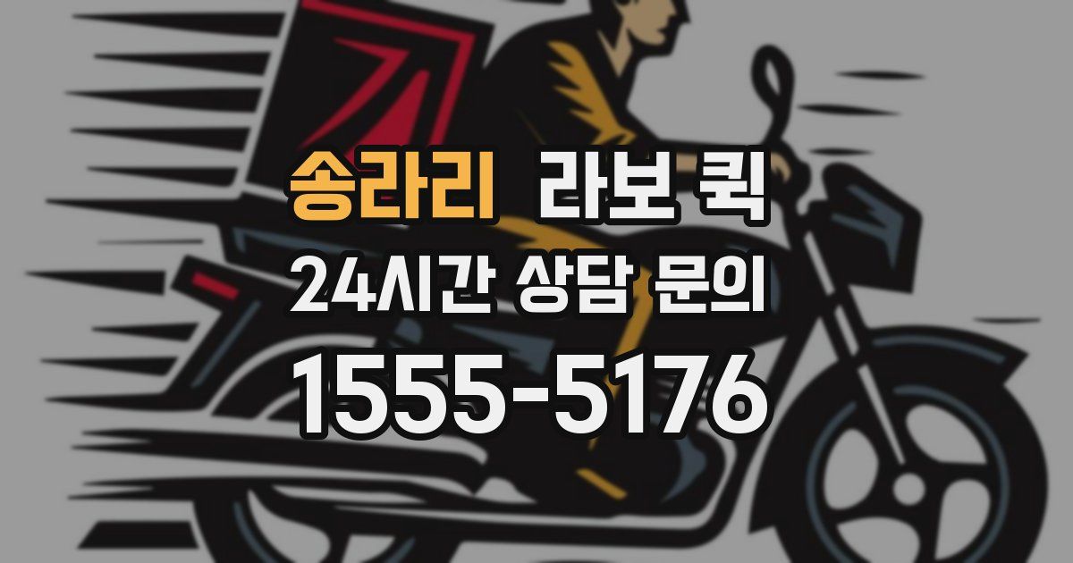 송라리 라보 퀵