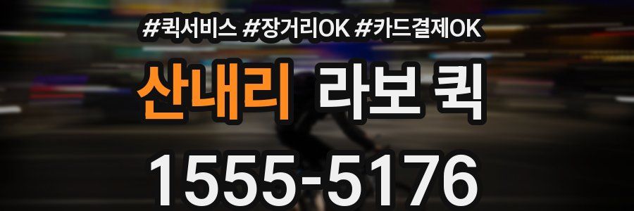 산내리 라보 퀵