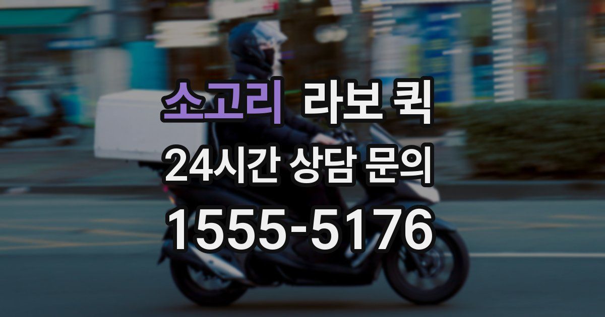 소고리 라보 퀵