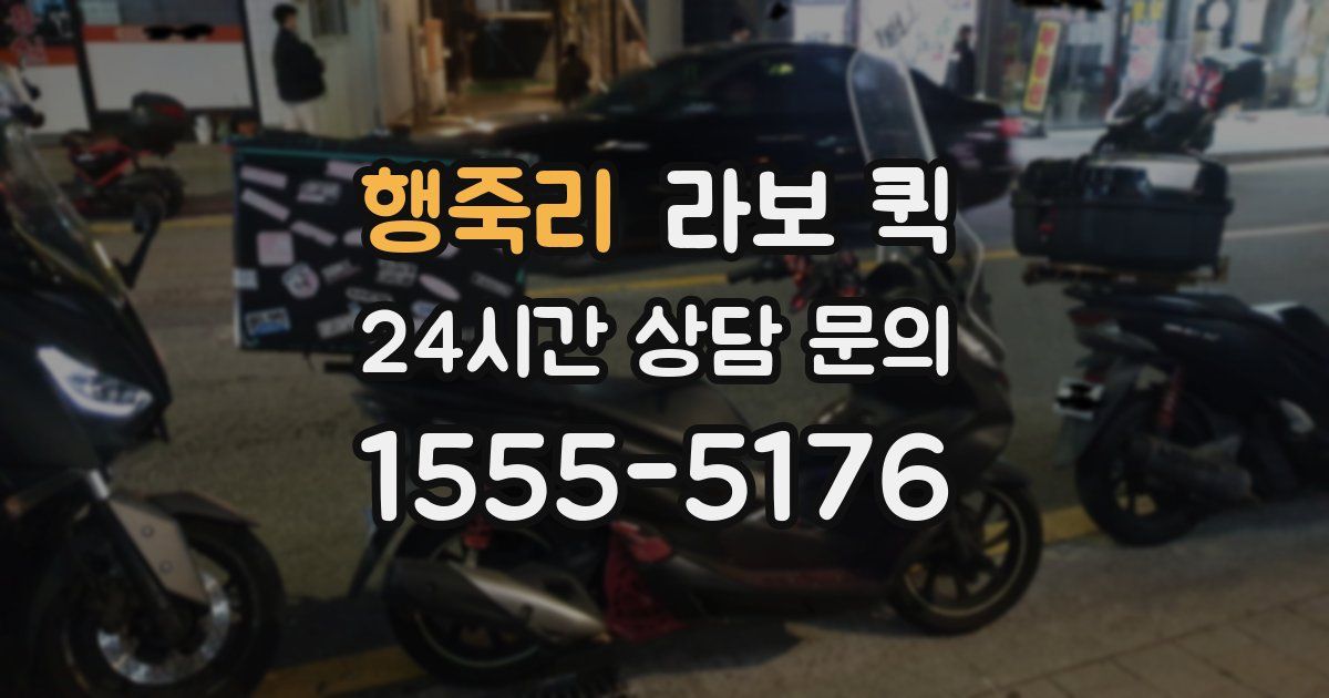 행죽리 라보 퀵