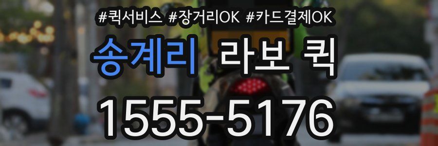 송계리 라보 퀵