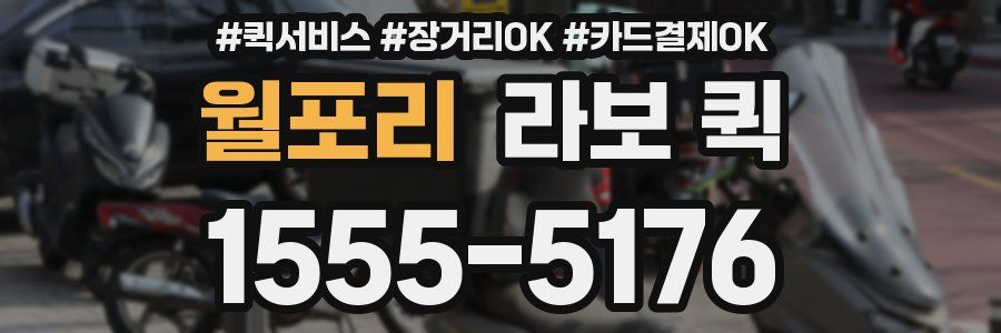 월포리 라보 퀵