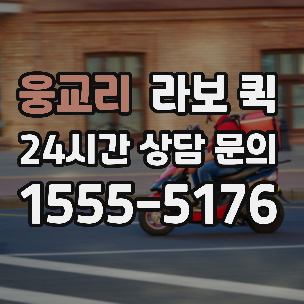 웅교리 라보 퀵