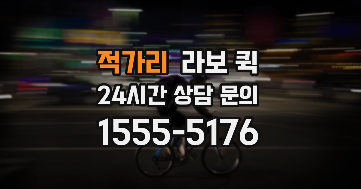 적가리 라보 퀵