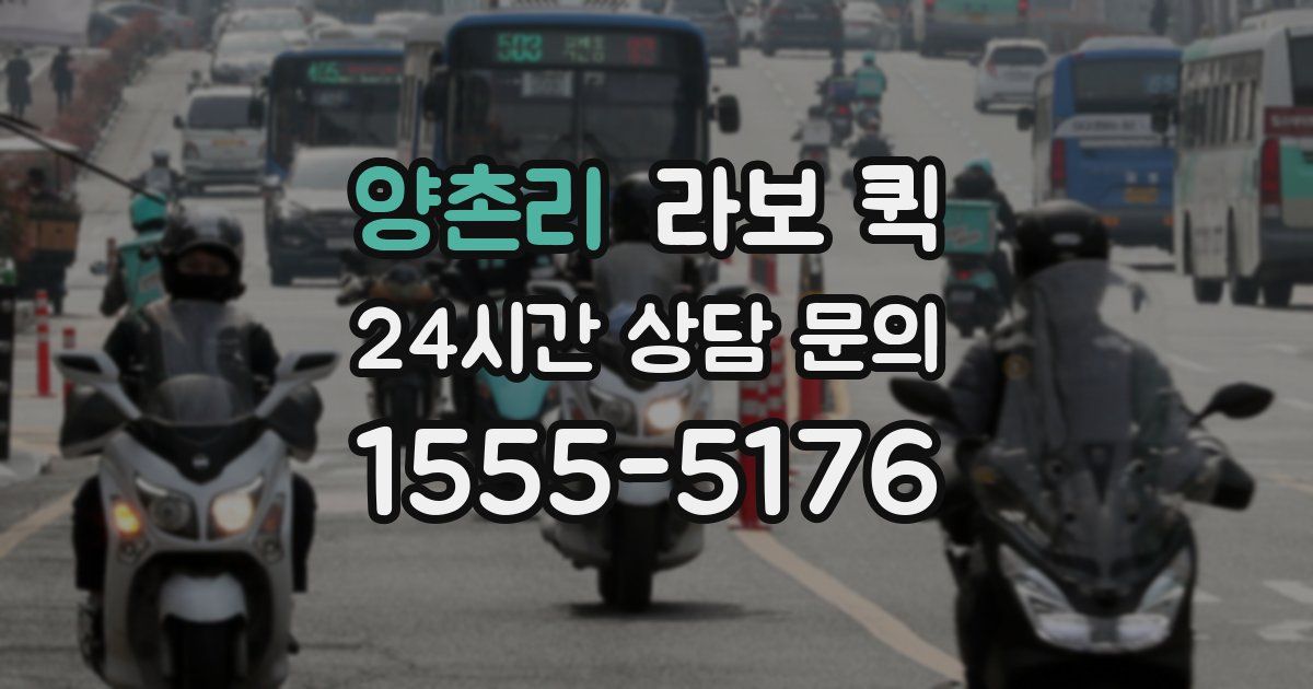 양촌리 라보 퀵