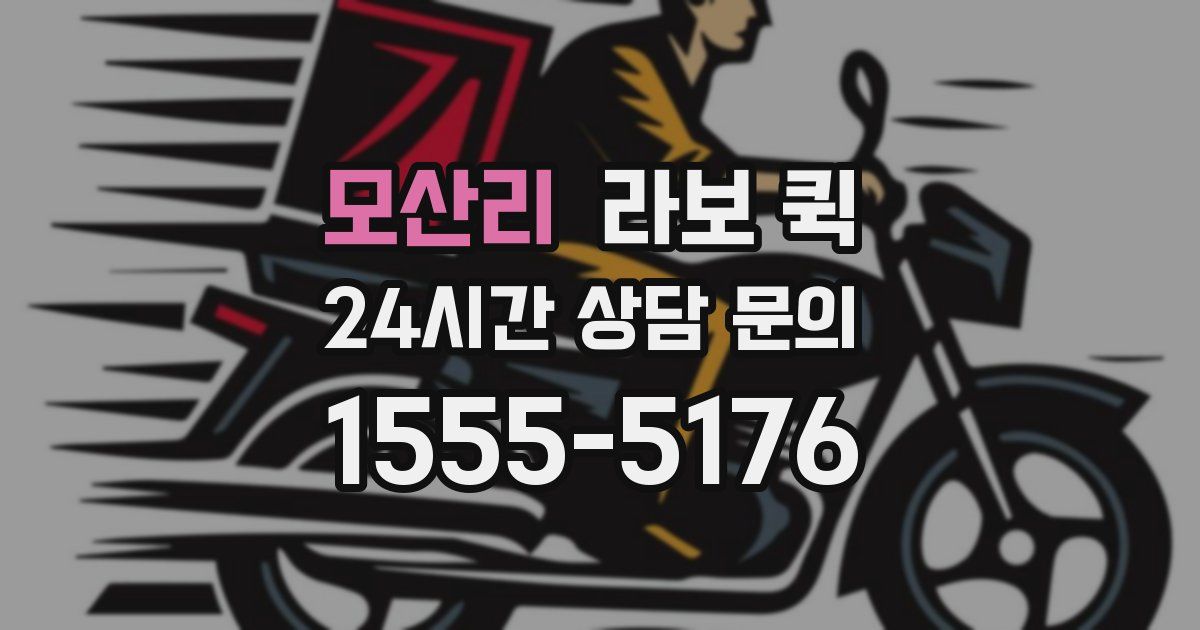 모산리 라보 퀵