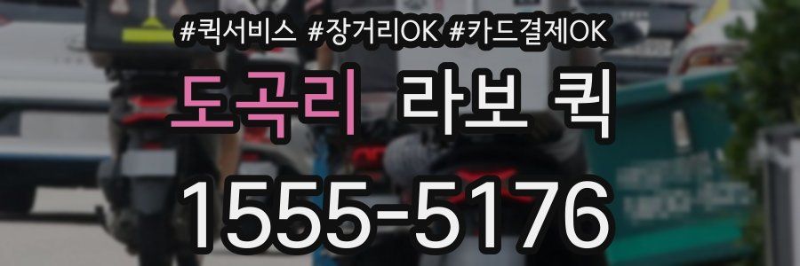 도곡리 라보 퀵