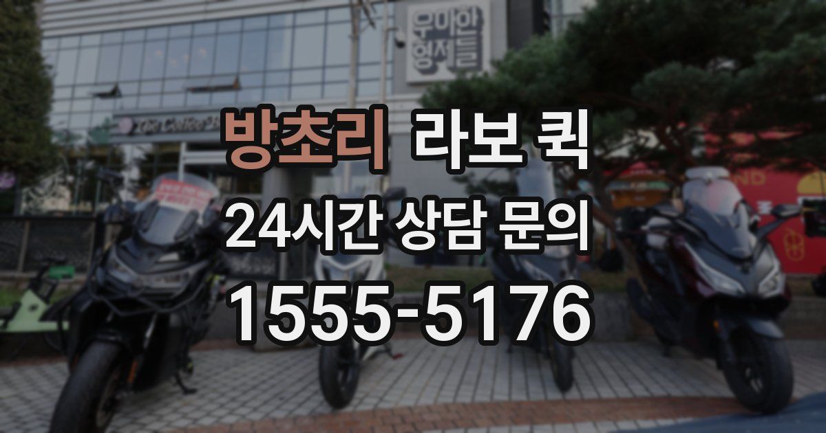 방초리 라보 퀵