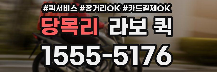 당목리 라보 퀵