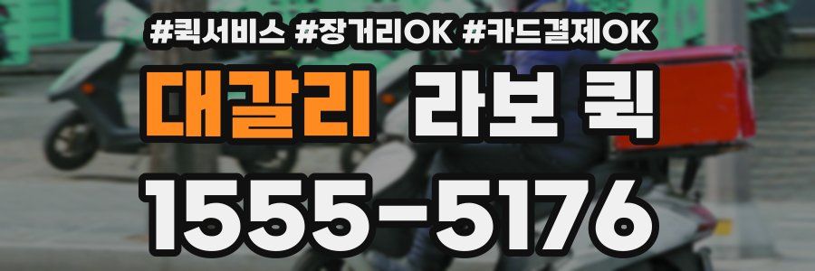 대갈리 라보 퀵