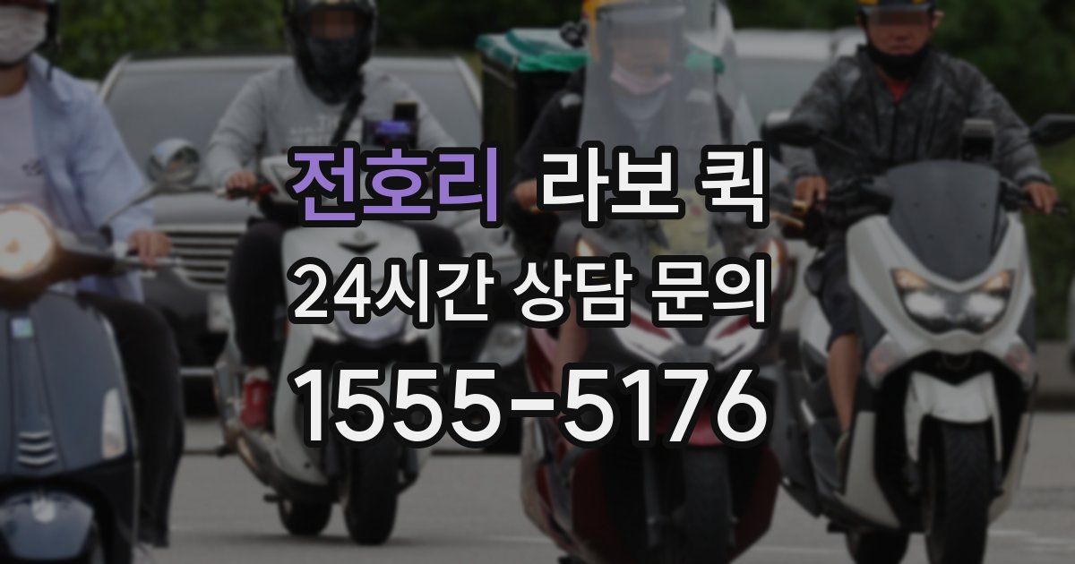 전호리 라보 퀵