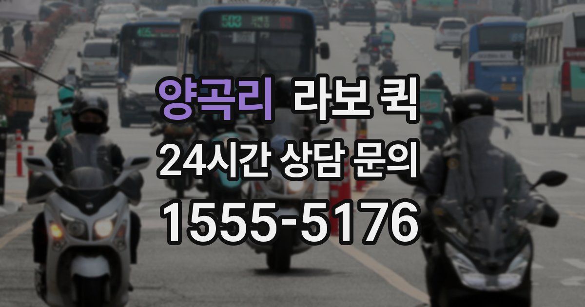 양곡리 라보 퀵