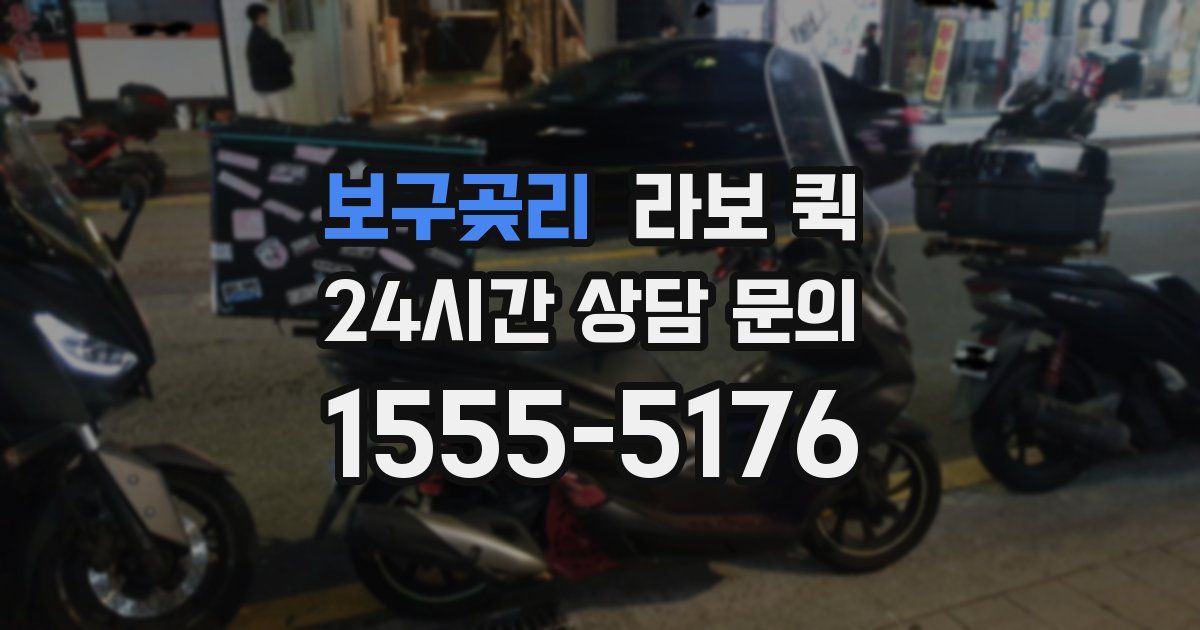 보구곶리 라보 퀵