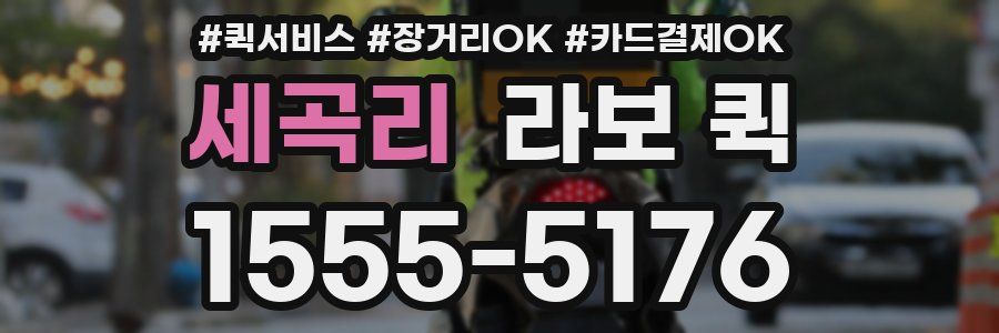 세곡리 라보 퀵