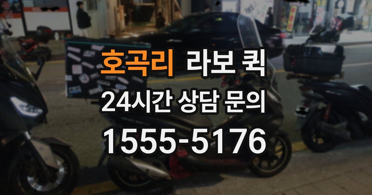 호곡리 라보 퀵