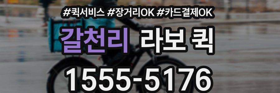 갈천리 라보 퀵