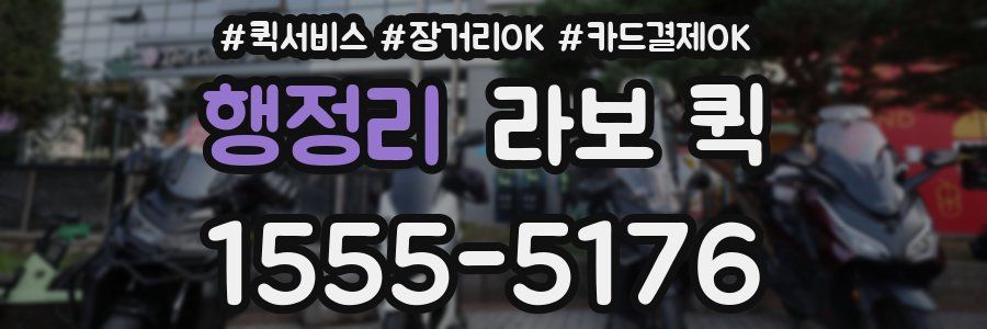 행정리 라보 퀵