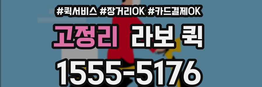 고정리 라보 퀵