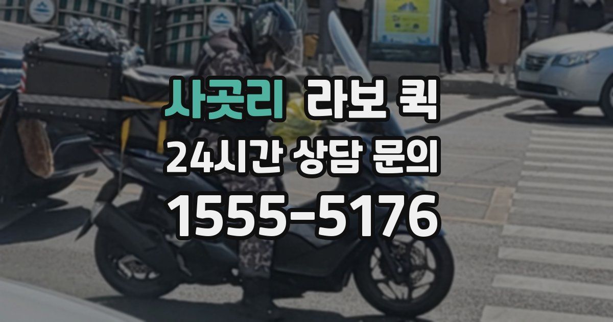 사곳리 라보 퀵