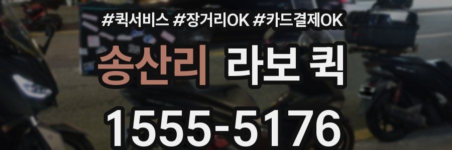 송산리 라보 퀵