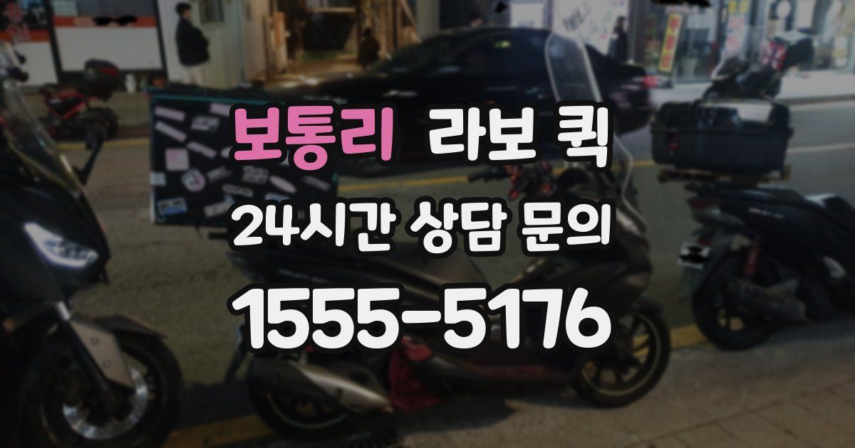 보통리 라보 퀵