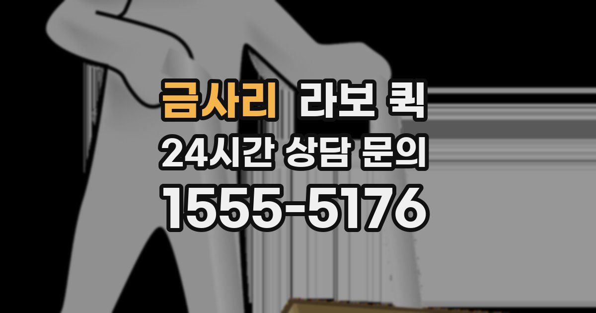 금사리 라보 퀵