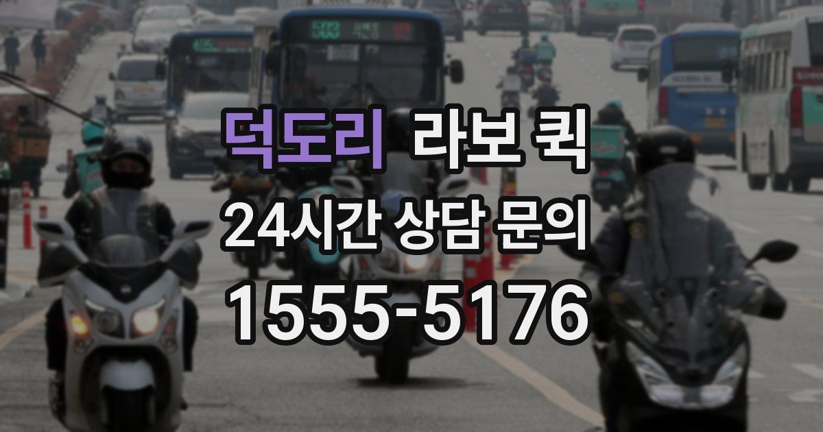 덕도리 라보 퀵