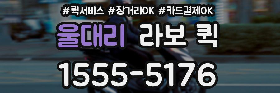 울대리 라보 퀵