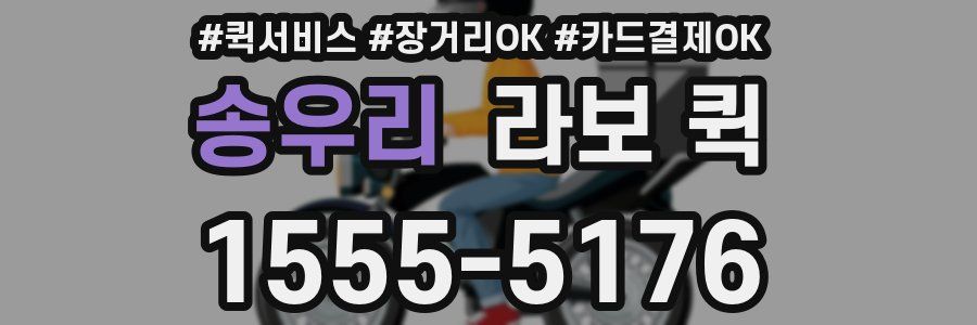 송우리 라보 퀵