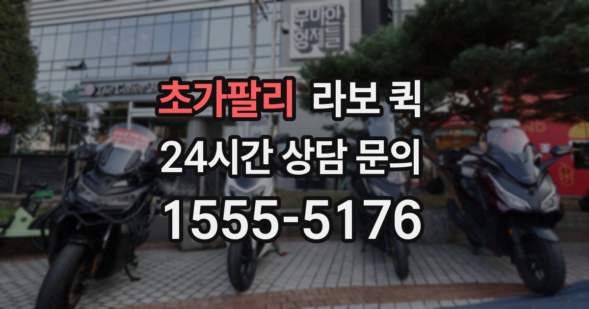 초가팔리 라보 퀵