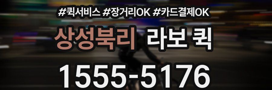 상성북리 라보 퀵