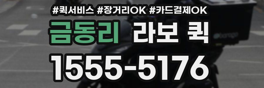 금동리 라보 퀵