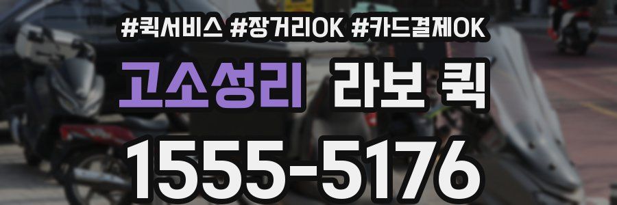 고소성리 라보 퀵