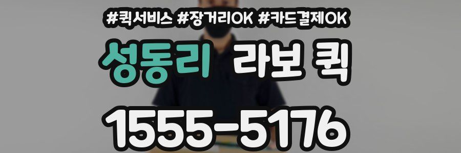 성동리 라보 퀵