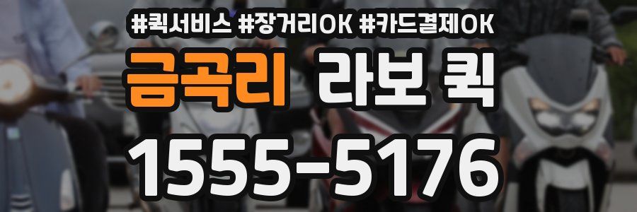 금곡리 라보 퀵