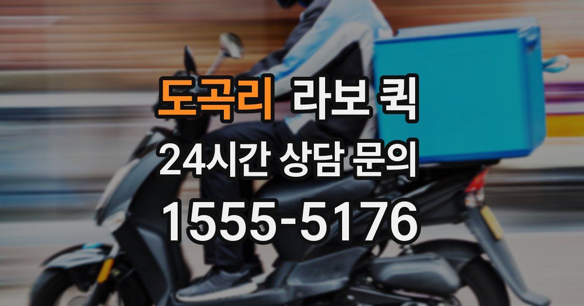 도곡리 라보 퀵