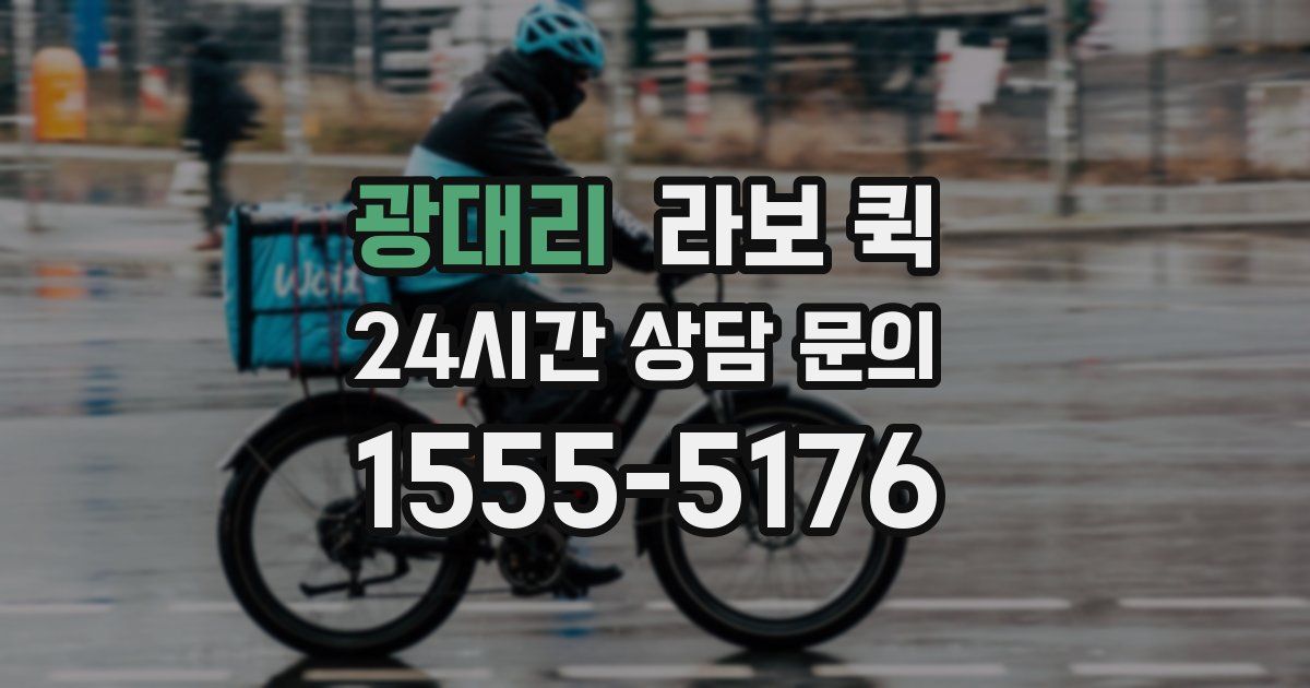 광대리 라보 퀵