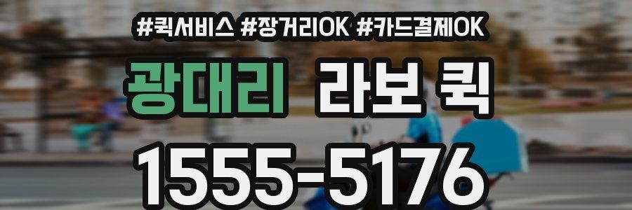 광대리 라보 퀵