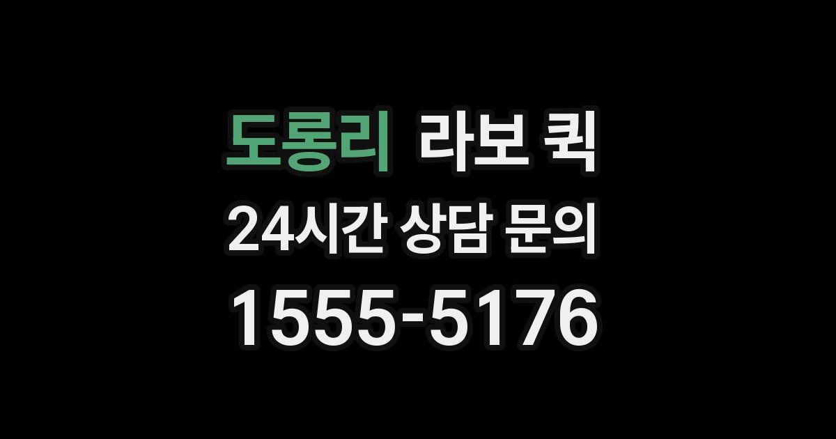 도롱리 라보 퀵