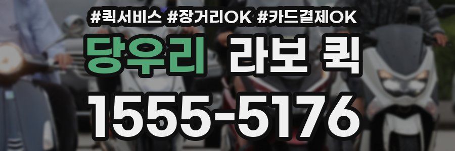 당우리 라보 퀵