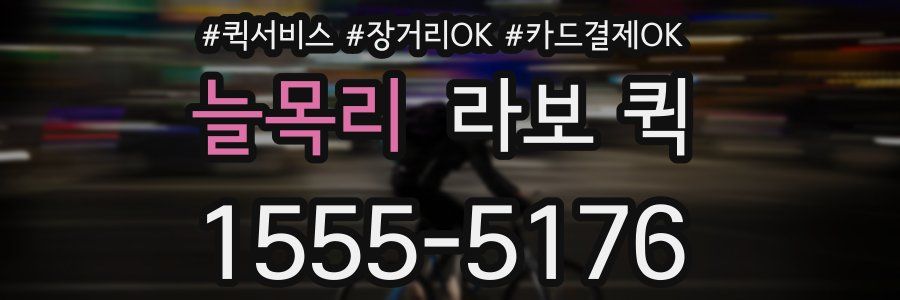 늘목리 라보 퀵