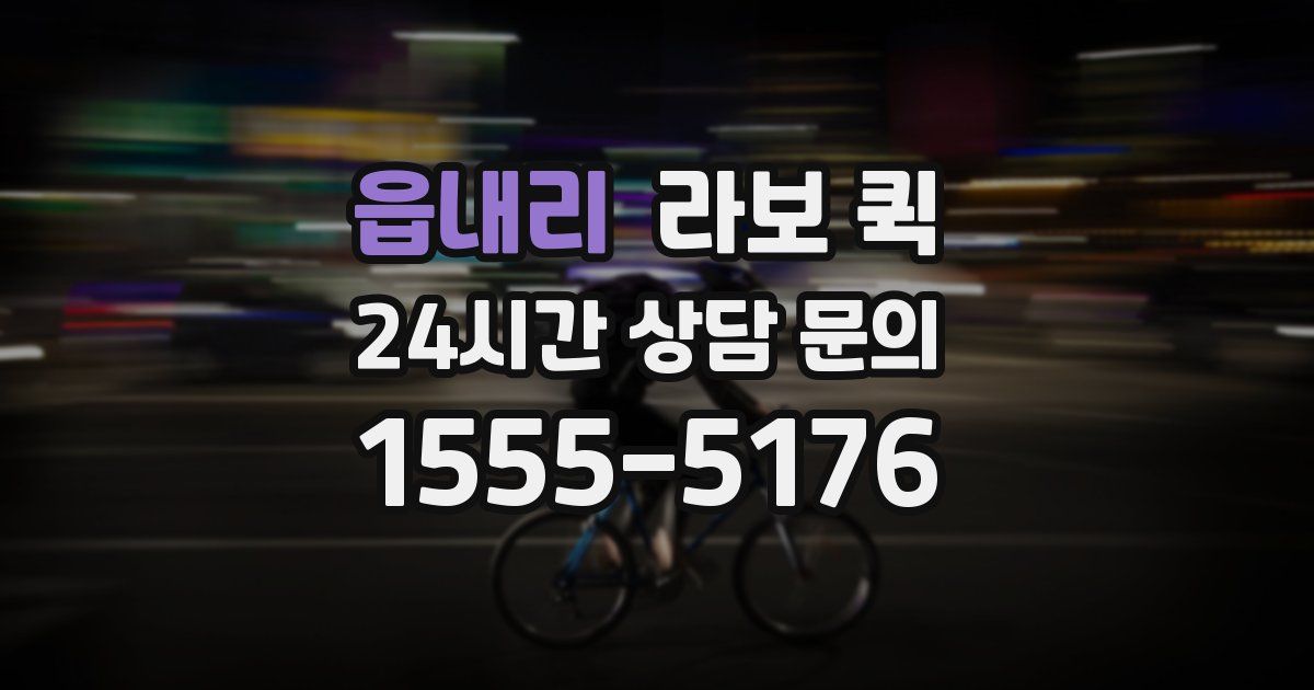 읍내리 라보 퀵