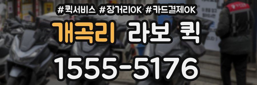 개곡리 라보 퀵