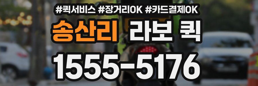 송산리 라보 퀵