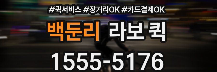 백둔리 라보 퀵